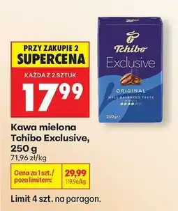 Biedronka Kawa mielona Tchibo Exclusive , 250 g oferta
