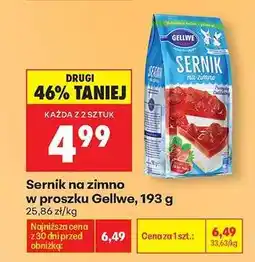 Biedronka Sernik na zimno w proszku Gellwe, 193 g oferta