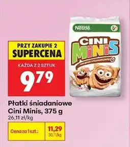 Biedronka Płatki śniadaniowe Cini Minis, 375 g oferta