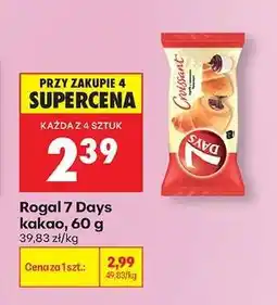 Biedronka Rogal 7 Days kakao 60 g oferta