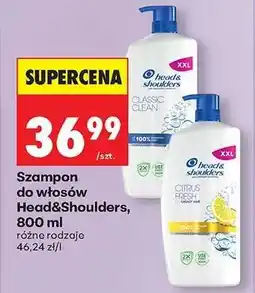 Biedronka Szampon do włosów Head&Shoulders, 800 ml oferta