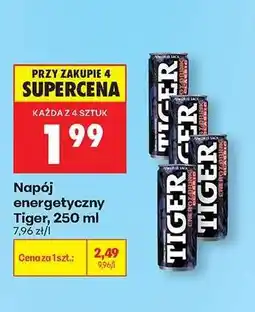 Biedronka Napój energetyczny Tiger 250 ml oferta