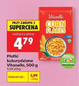 Biedronka Płatki kukurydziane Vitanella, 500 g oferta