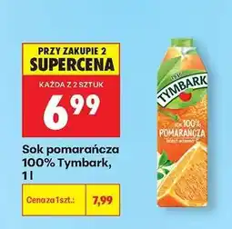 Biedronka Sok pomarańcza 100% Tymbark, 1 l oferta