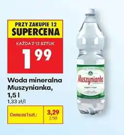 Biedronka Woda mineralna Muszynianka, 1,5 l oferta