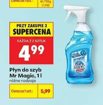 Biedronka Płyn do szyb Mr Magic, 1l oferta