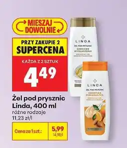 Biedronka Żel pod prysznic Linda, 400 ml oferta