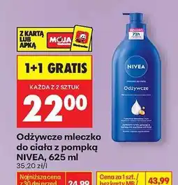 Biedronka Odżywcze mleczko do ciała z pompką NIVEA, 625 ml oferta