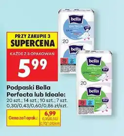 Biedronka Podpaski Bella Perfecta lub Ideale oferta