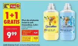 Biedronka Płyn do płukania fresh & soft Coccolino, 1,45 l oferta