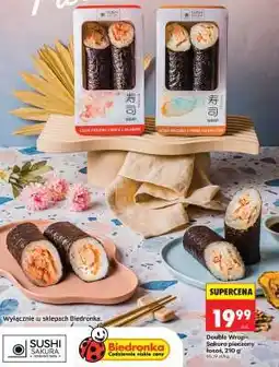 Biedronka Double Wrap Sakura pieczony łosoś, 210 g oferta