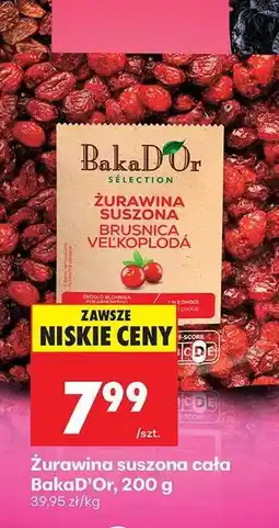 Biedronka Żurawina suszona cała BakaD’Or, 200 g oferta