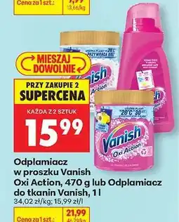 Biedronka Vanish Oxi Action oferta
