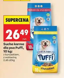 Biedronka Sucha karma dla psa Puffi, 10 kg oferta