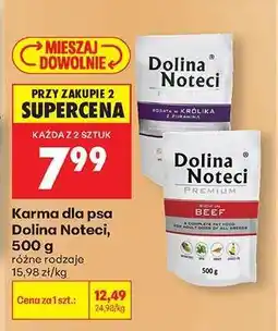 Biedronka Karma dla psa Dolina Noteci, 500 g oferta