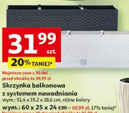 Auchan Skrzynka balkonowa z systemem nawadniania oferta