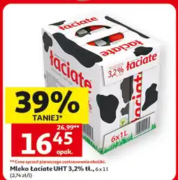 Auchan Mleko Łaciate UHT 3,2% tł oferta