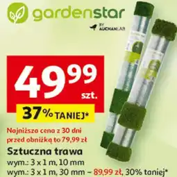 Auchan Sztuczna trawa gardenstar wym.: 3 x 1 m, 10 mm oferta