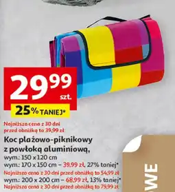 Auchan Koc plażowo-piknikowy z powłoką aluminiową oferta