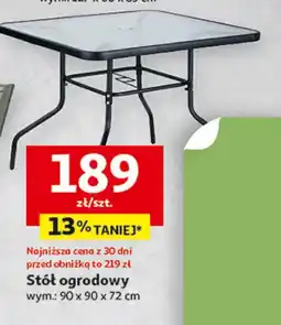 Auchan Stół ogrodowy oferta