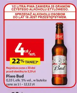 Auchan Piwo Bud oferta