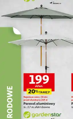 Auchan Parasol aluminiowy oferta