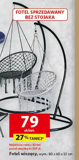 Auchan Fotel wiszący oferta