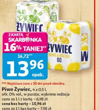 Auchan Piwo Żywiec oferta