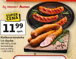 Auchan Kiełbasa toruńska lub śląska oferta