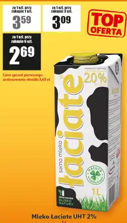 Auchan Mleko Łaciate UHT 2% oferta