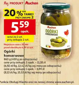Auchan Ogórki konserwowe oferta