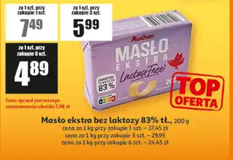 Masło ekstra bez laktozy 83% tł