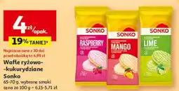 Auchan Wafle ryżowo-kukurydziane oferta