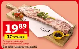 Auchan Żeberka wieprzowe, paski oferta