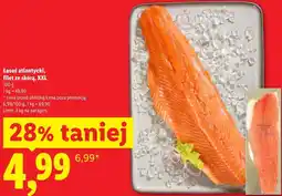 Lidl Łosoś atlantycki, filet ze skórą, XXL oferta