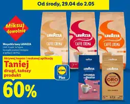 Lidl Wszystkie kawy LAVAZZA oferta