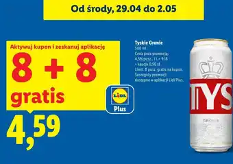 Lidl Tyskie Gronie oferta