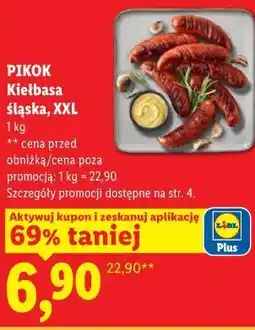 Lidl Kiełbasa śląska, XXL oferta