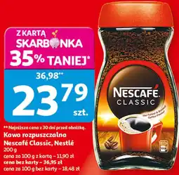 Auchan Kawa rozpuszczalna Nescafe Classic, Nestlé oferta