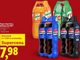 Lidl Pepsi, Pepsi Zero, Mirinda lub 7UP* Dwusztuk oferta