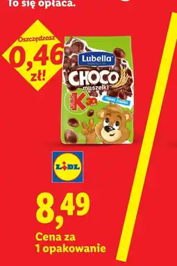 Lidl Płatki śniadaniowe Choco Muszelki Lubella/Kubuś oferta