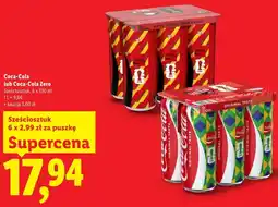 Lidl Coca-Cola lub Coca-Cola Zero oferta