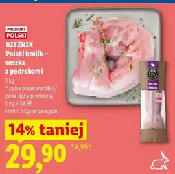Lidl Polski królik - tuszka z podrobami Rzeźnik oferta