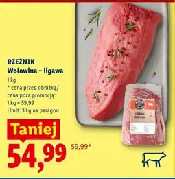 Lidl Wołowina - ligawa Rzeźnik oferta