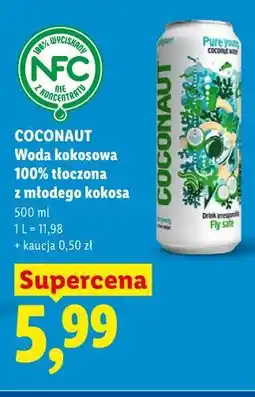 Lidl COCONAUT Woda kokosowa 100% tłoczona z młodego kokosa oferta