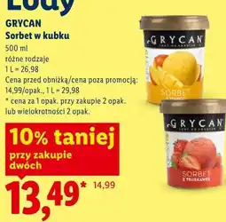 Lidl Sorbet w kubku oferta