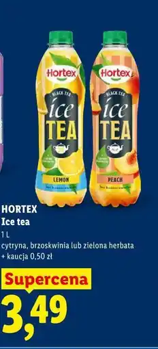 Lidl Ice tea 1 L cytryna, brzoskwinia lub zielona herbata oferta