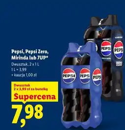 Lidl Pepsi, Pepsi Zero, Mirinda lub 7UP oferta