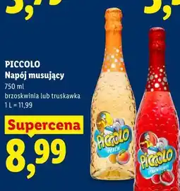 Lidl PICCOLO Napój musujący brzoskwinia lub truskawka oferta