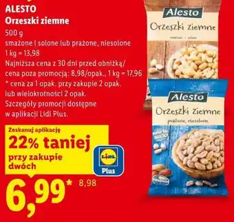 Lidl Orzeszki ziemne ALESTO oferta